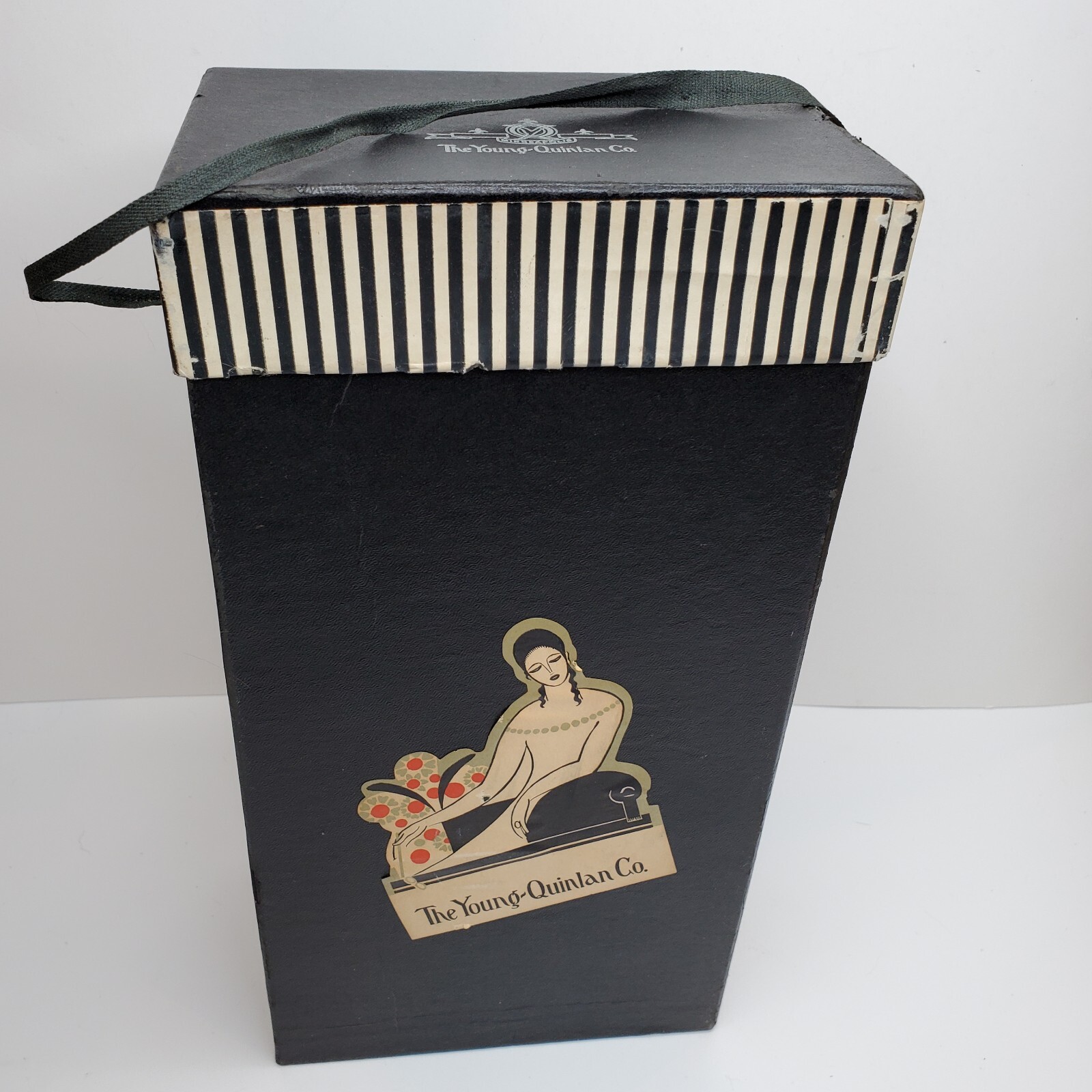 RATEAU Design Art Deco Label Young Quinlan Co. Rothschild Mpls MN Shoe Box