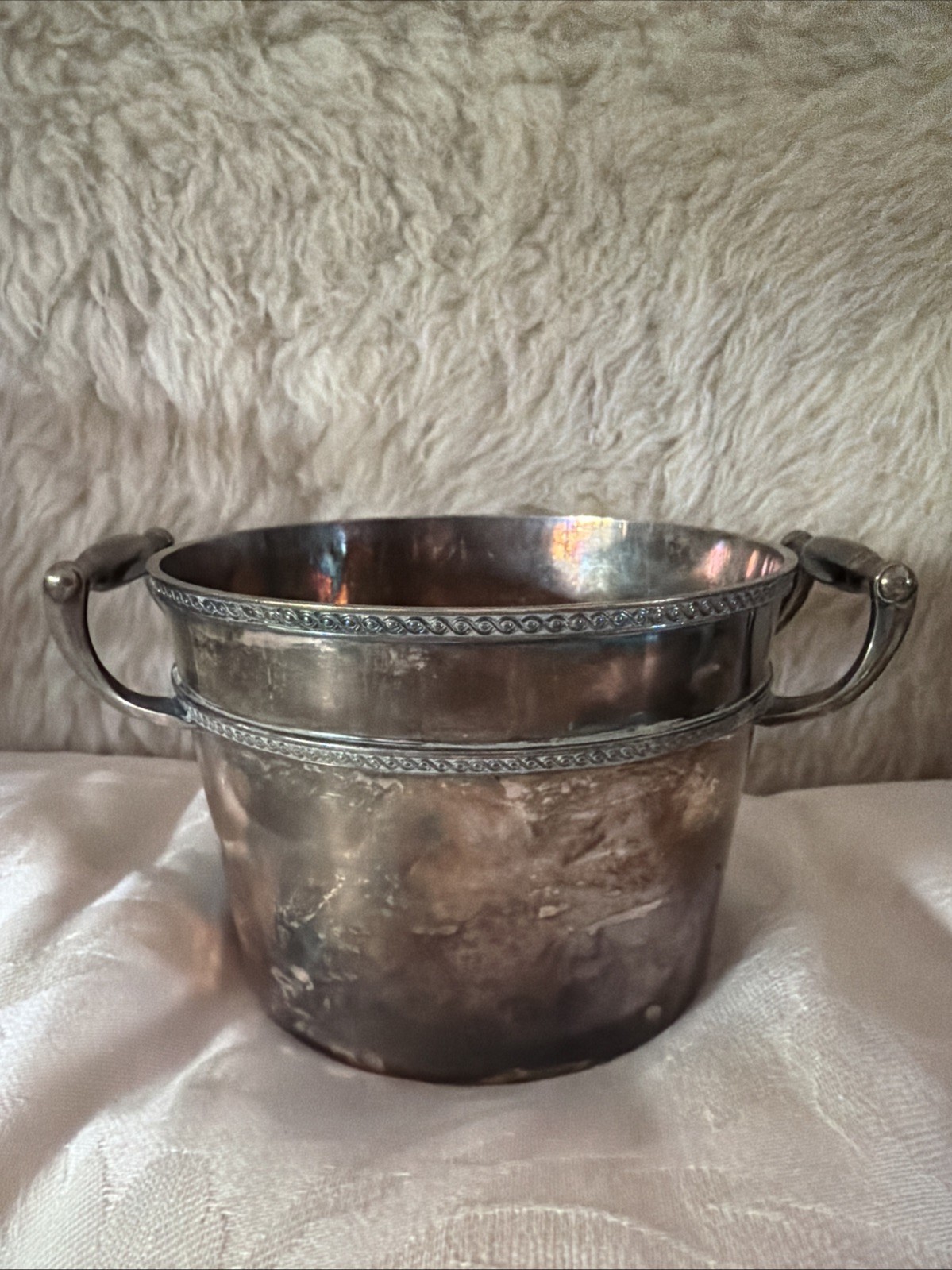 VTG WALLACE EPNS Silver 5875 Short 3.5″ Ice Bucket