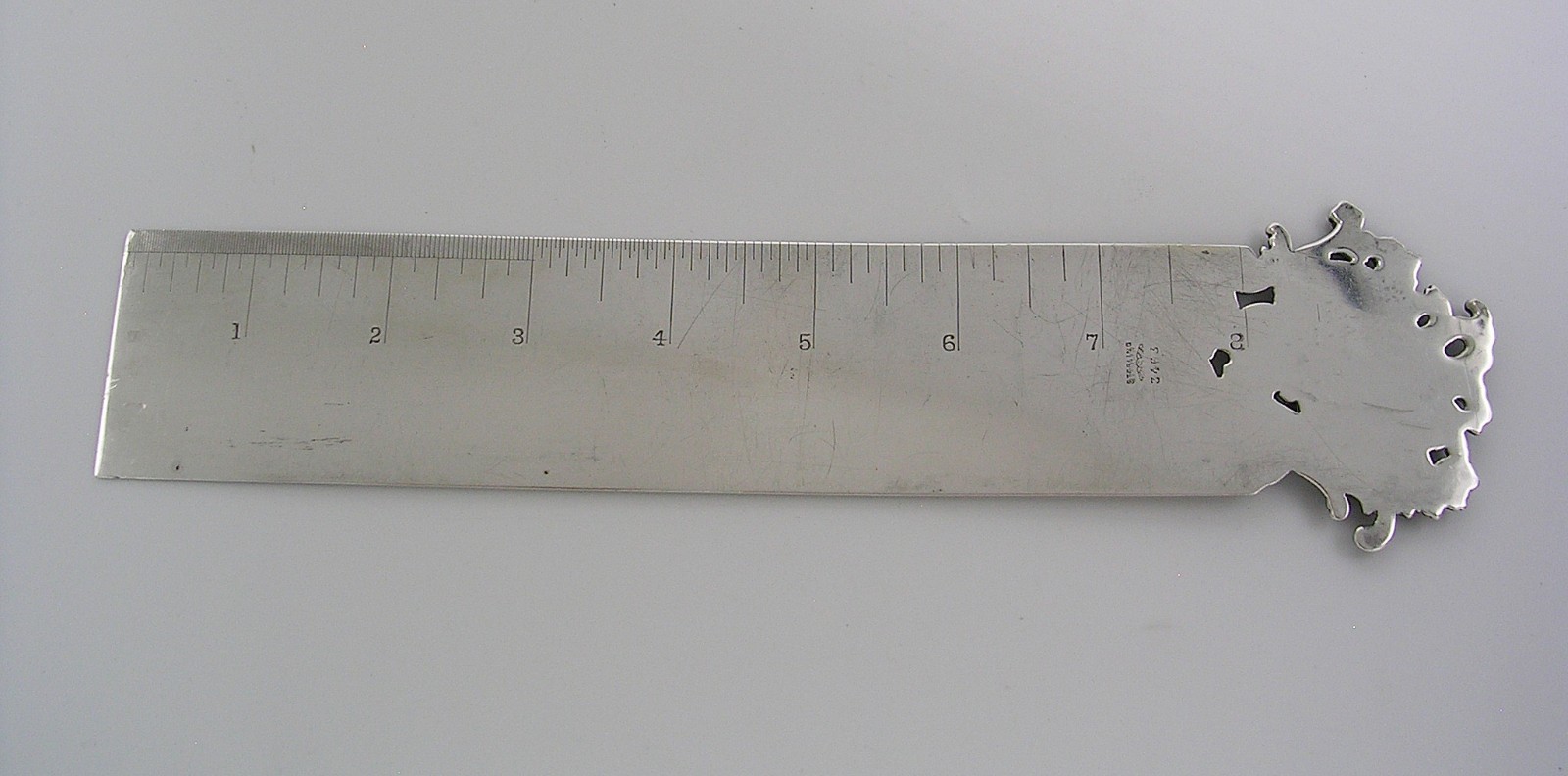 Antique Shiebler Sterling Silver Ruler/Page Turner c. 1899 – 9 7/8″