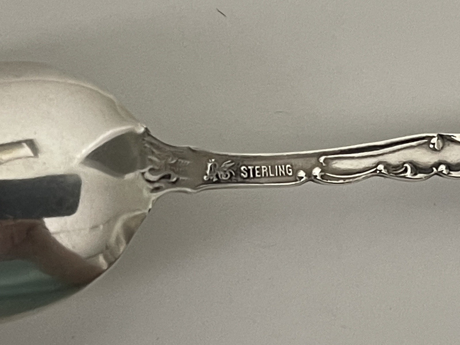 Antique 1899 Sterling Silver Souvenir Spoon Confederate Monument Norfolk, VA 8g