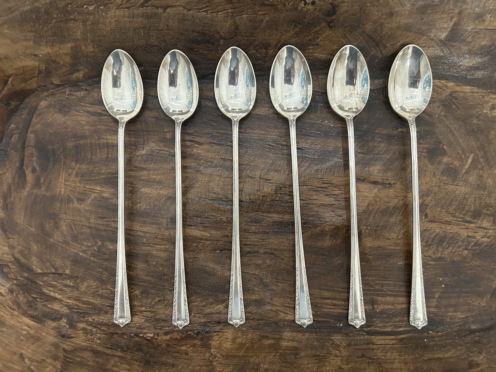 Processional- Fine Arts / International Sterling set of 6 Iced Beverage Spoons