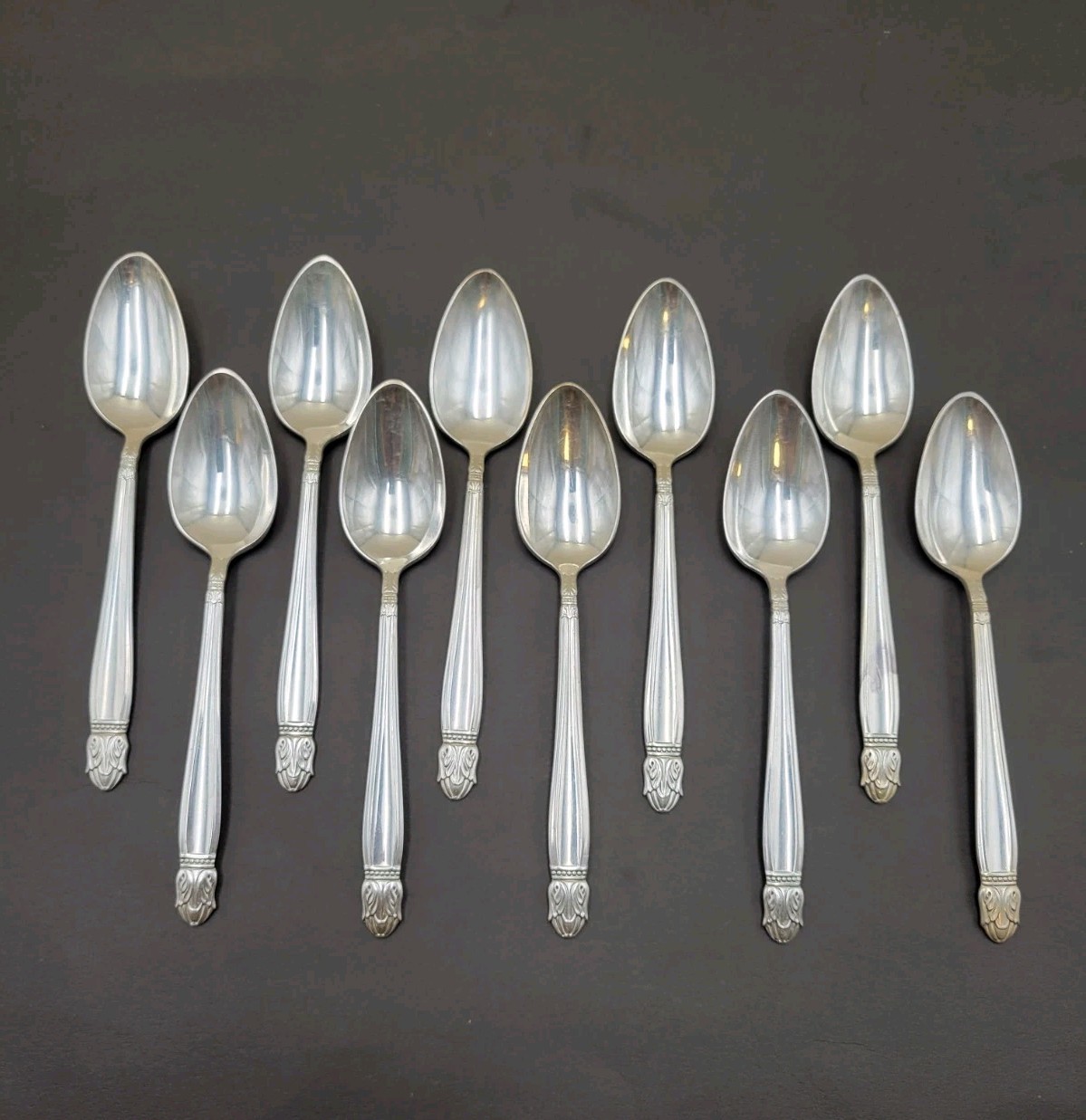 Service for 6 DANISH PRINCESS Silverplate Holmes & Edwards Flatware Set in Case