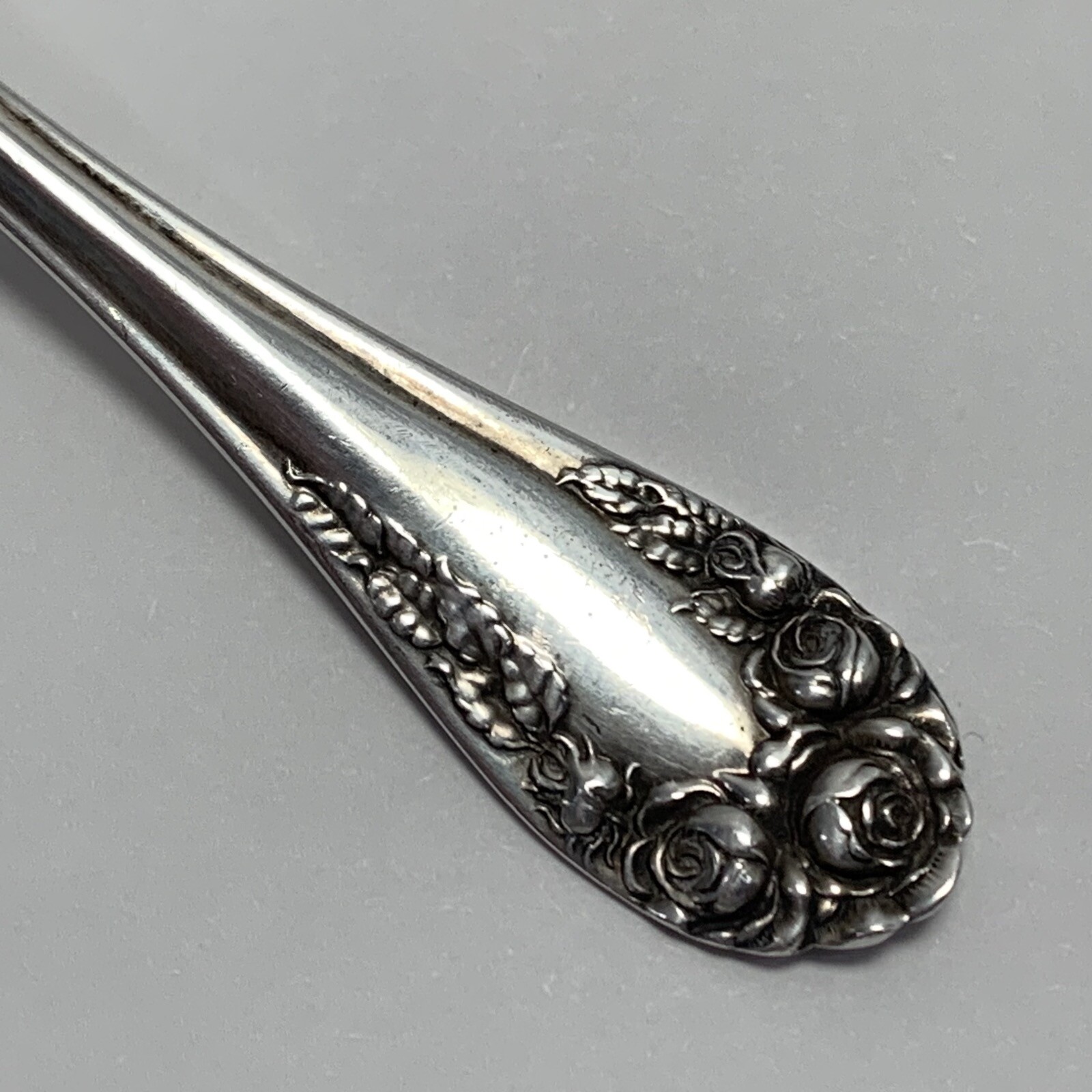 Wallace Sterling Flatware, Rose, Small Teaspoon, 5 3/8 inches