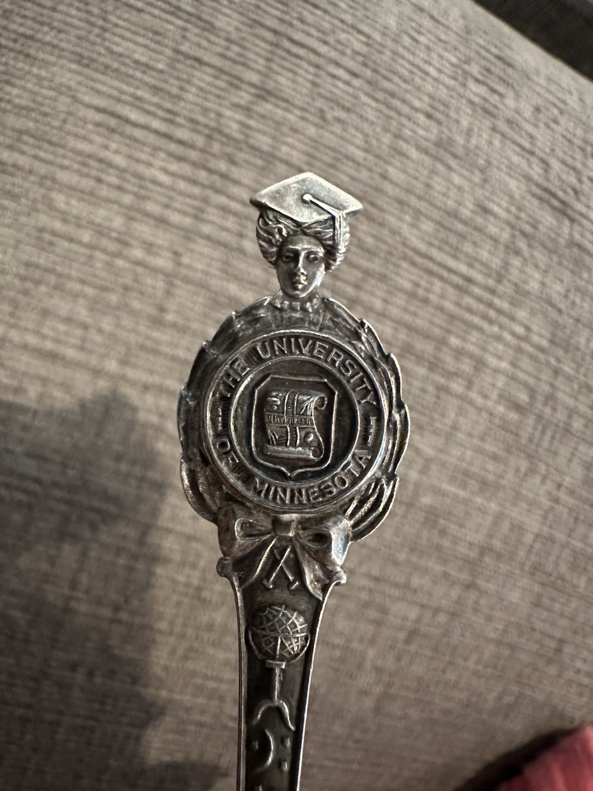 Early 1900’s University Of Minnesota Sterling Silver 925 Graduate Souvenir Spoon