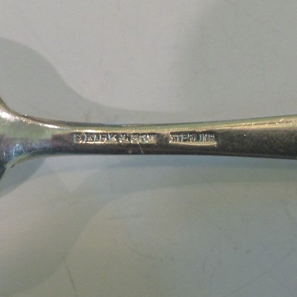 S. KIRK & SON “REPOUSSE” STERLING SILVER TEASPOON, 30 grams, NO MONOGRAM
