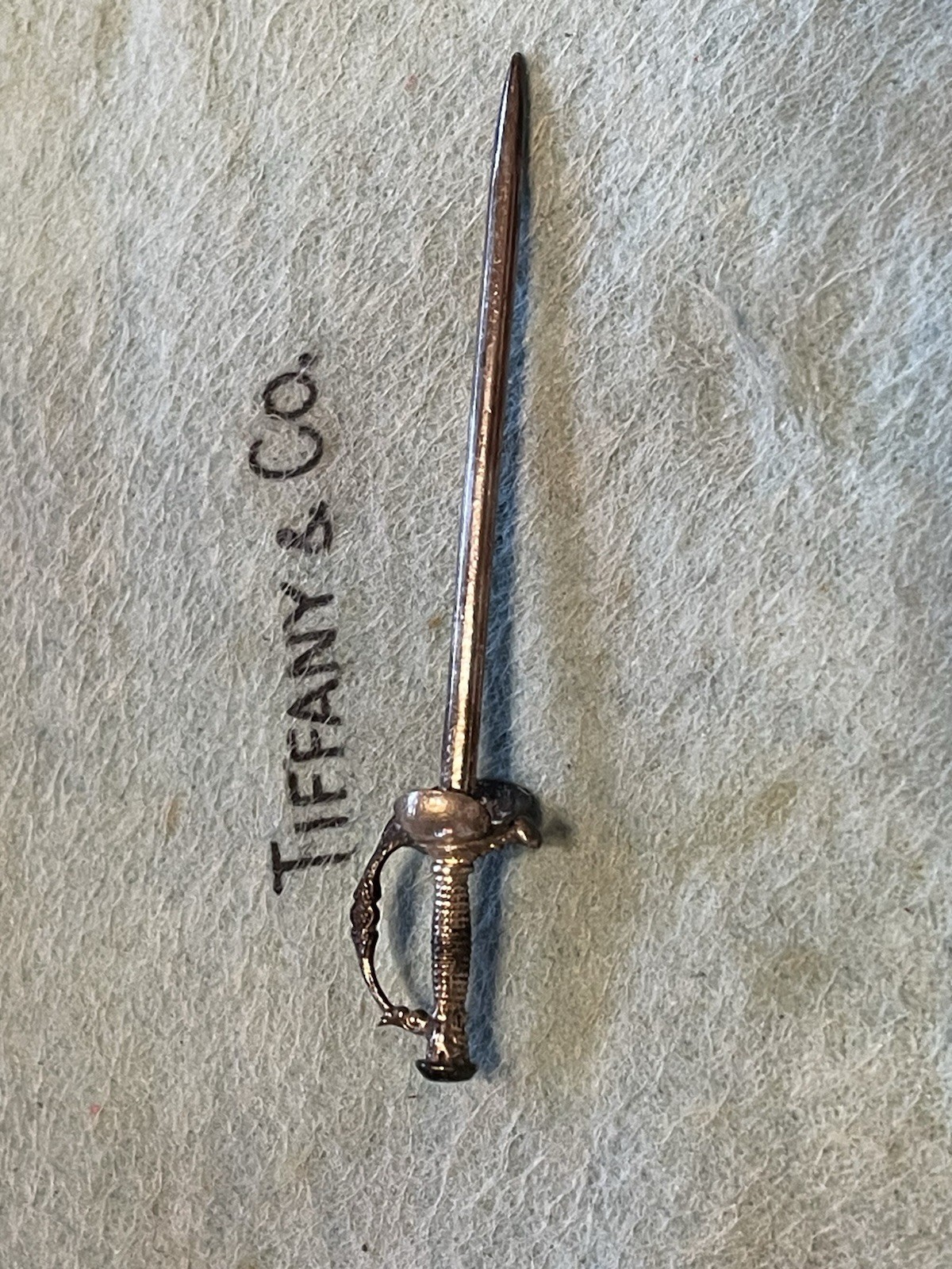 Tiffany Sterling Silver Sword Cocktail Pick Martini ( Sold Each)