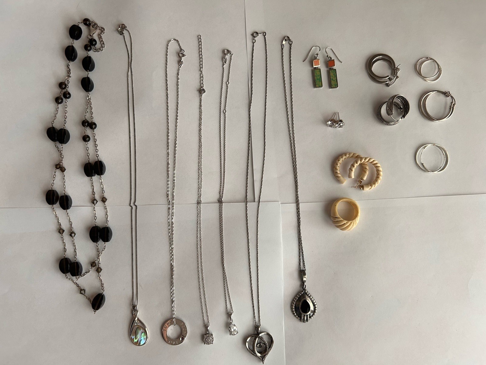 Lot of 925 Sterling Silver and 14k Gold Jewelry