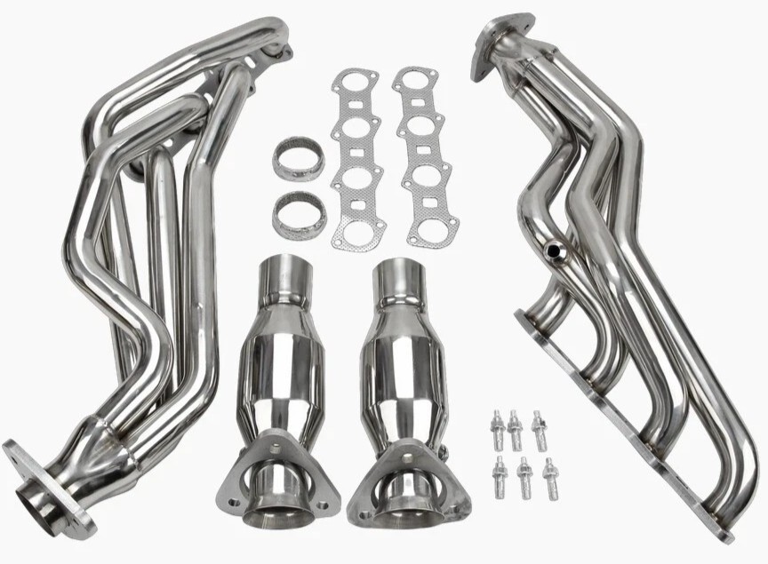 Stainless Steel Exhaust Header For 1999-2004 Ford F150 4WD RWD 5.4L Modular V8