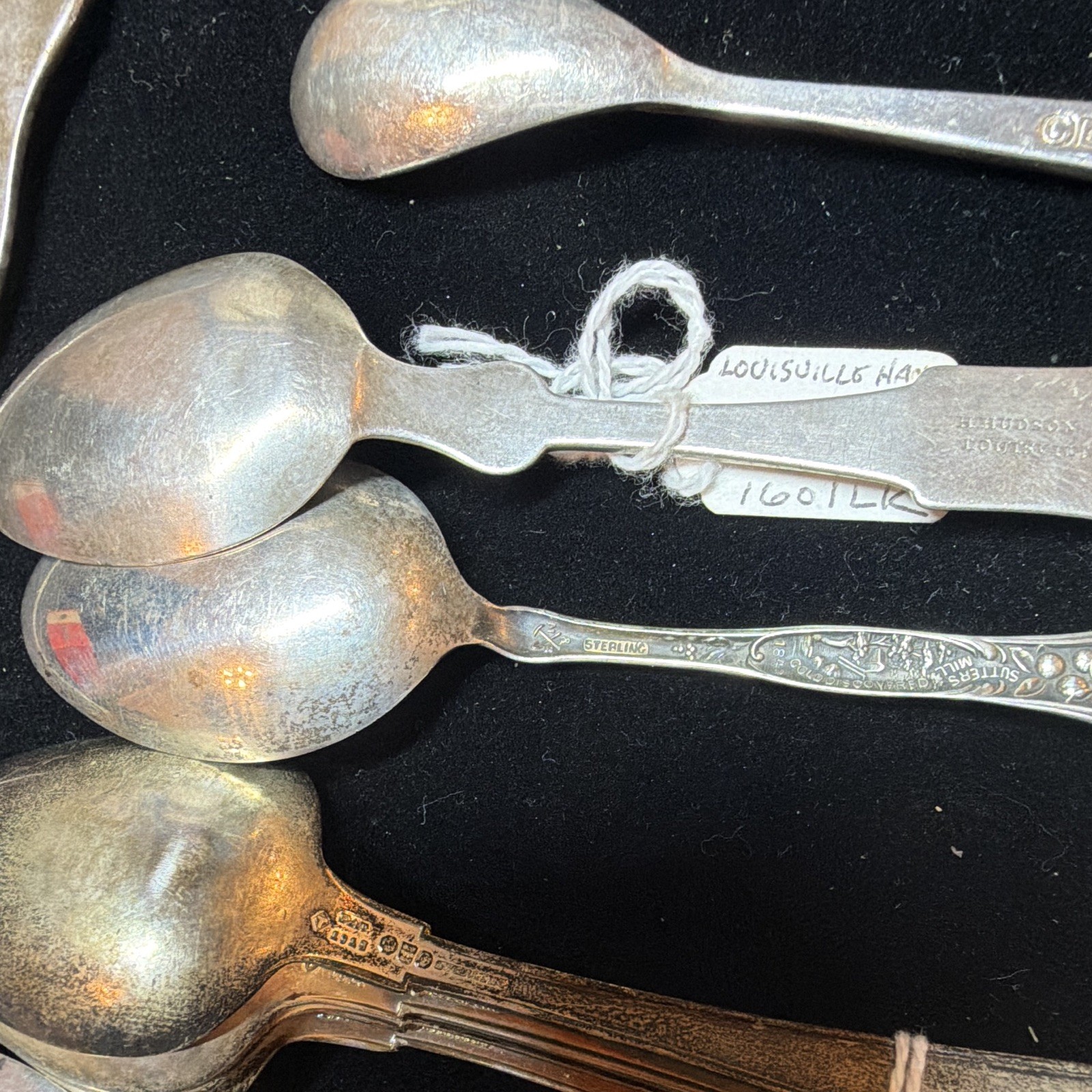 H. Hudson Antique 1900-1940 Mixed Lot Sterling Silver .925 Spoons & Flatware
