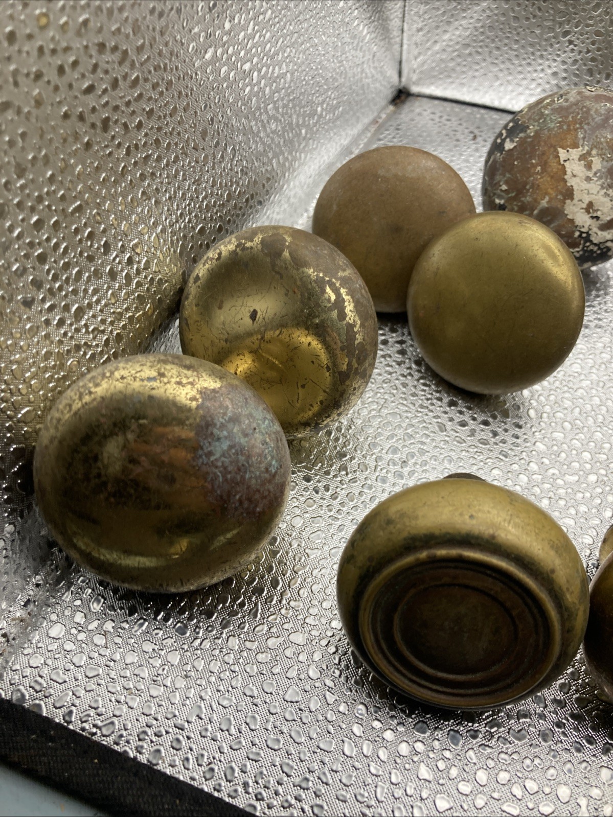 VINTAGE DOOR KNOBS – BRASS AND METAL ORNATE AND PLAIN