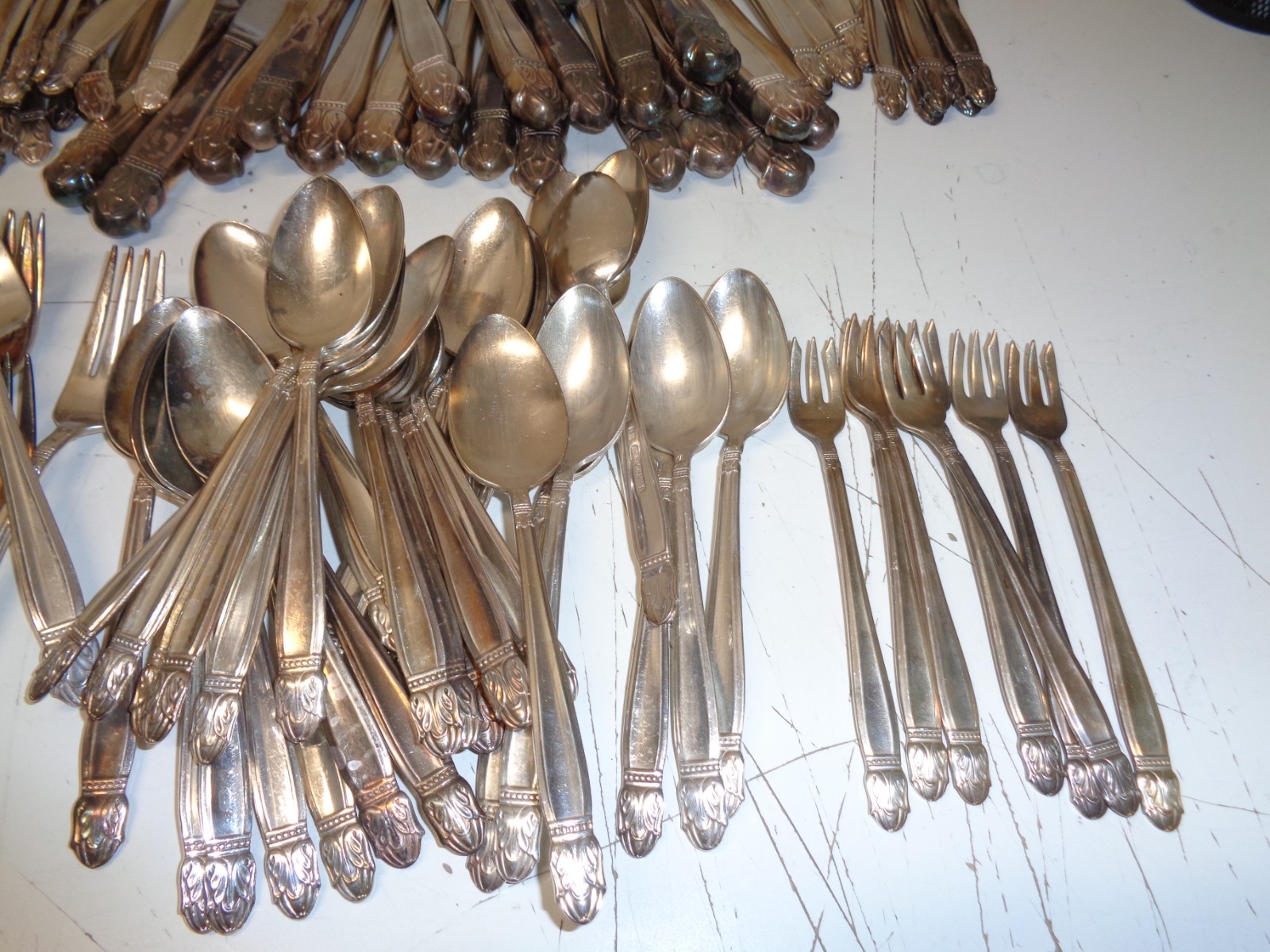 Vintage Holmes & Edwards 143 Pieces Danish Princess Flatware