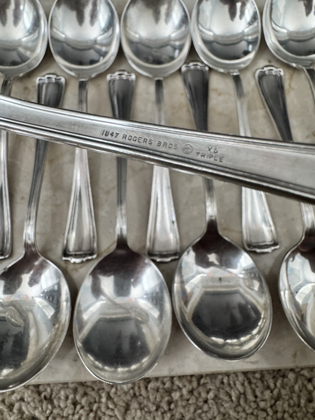 Vtg 1847 ROGERS BROS 83Pc Cromwell 1912 Silver Plate Flatware Place Settings