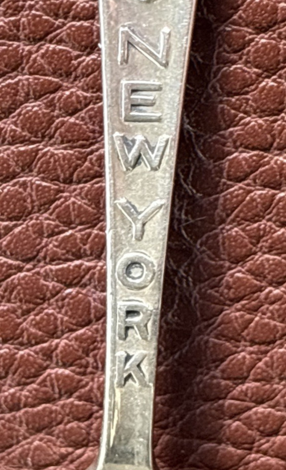 Empire State Building 1939 Worlds Fair New York 5.1″ Sterling Souvenir Spoon 17g