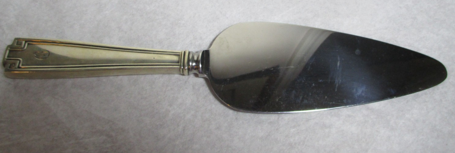 Gorham Etruscan Pie Server Sterling Silver & Stainless Monogram C