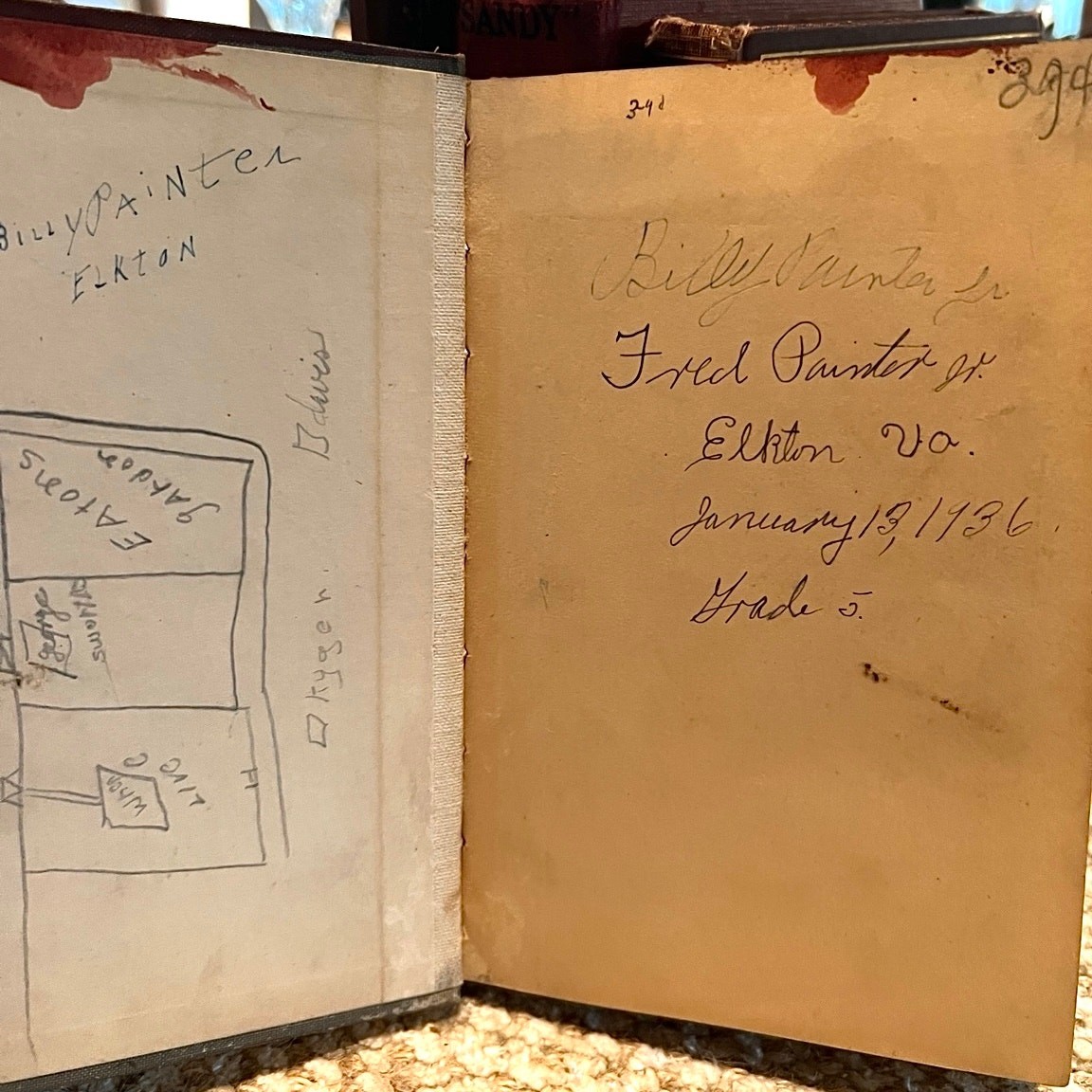 Antique School Book – The Test and Study Speller (Complete Book, 1921