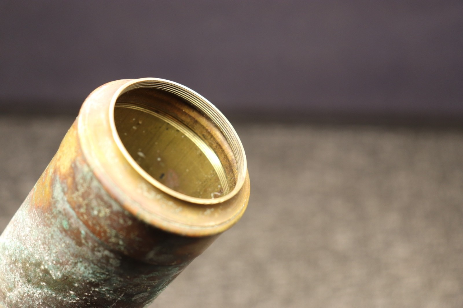 Antique 8″ Brass Ship Captain’s Spyglass Scope Military Naval ? Unknown Parts?