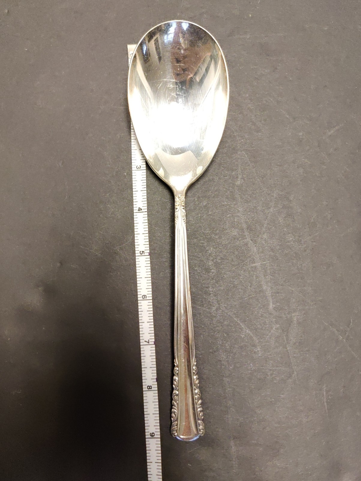 MAY QUEEN -HOLMES & EDWARDS -Silverplate 6 Serving Pieces Fork Spoons Gravy 1951