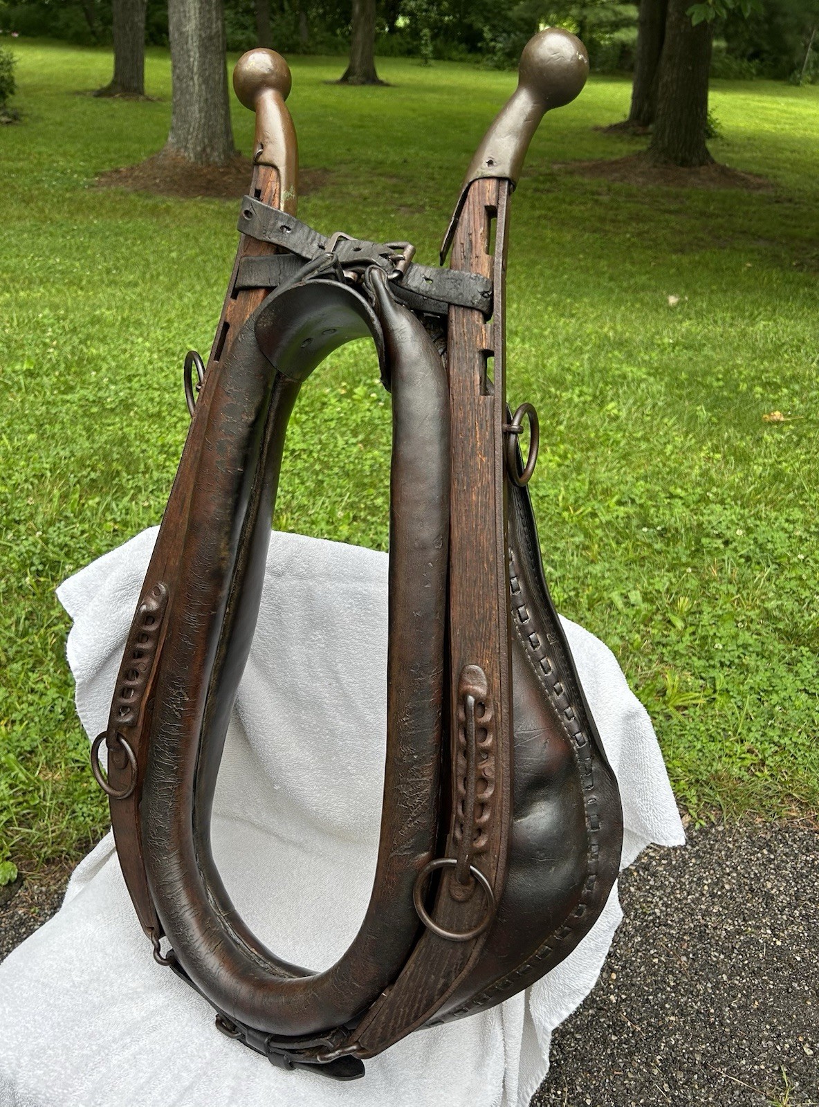 RARE Antique Horse Collar and Hames. Rustic Primitive Farmhouse Rustic Decor