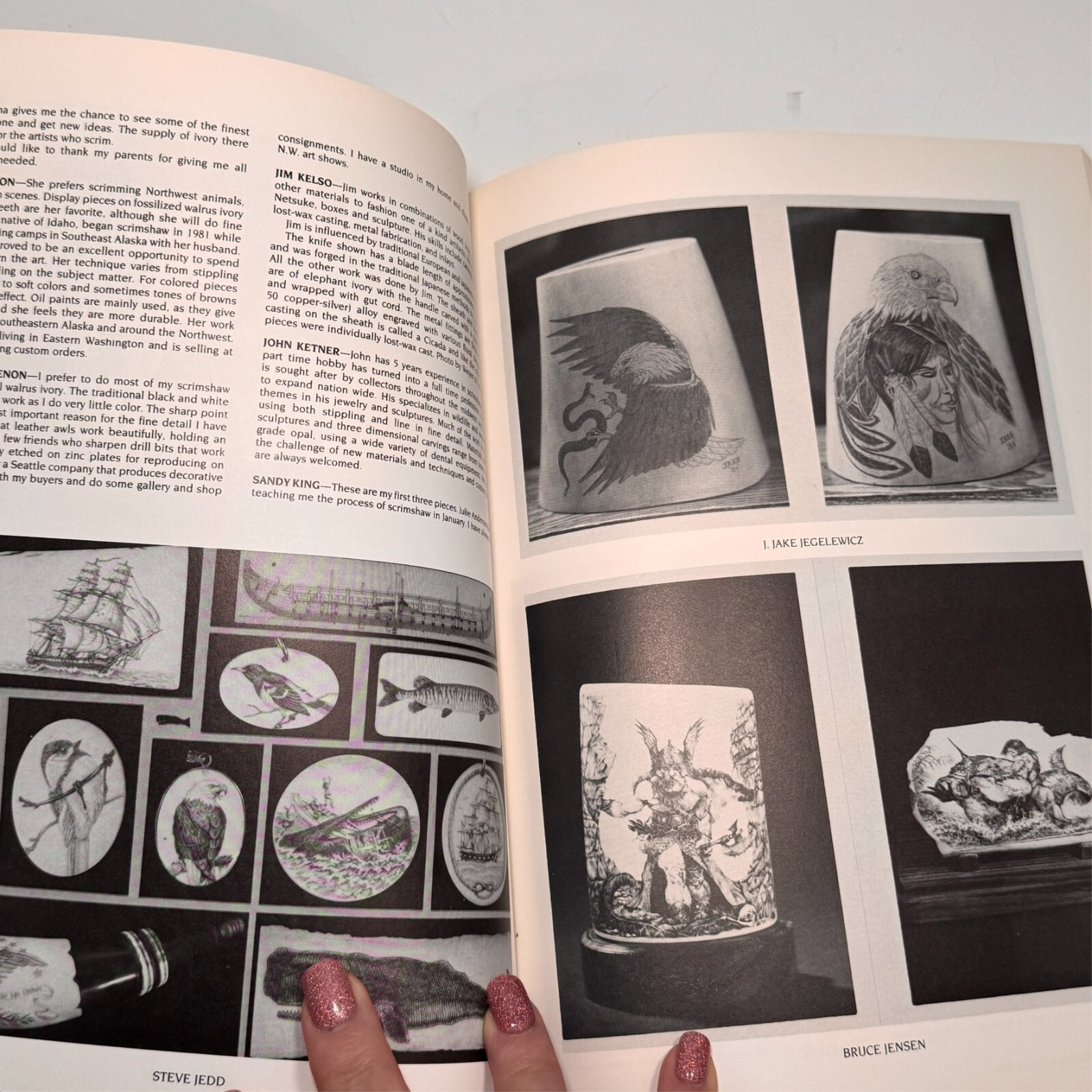 The Second Scrimshaw Connection by Bob Engnath 1985 carving Reference Book
