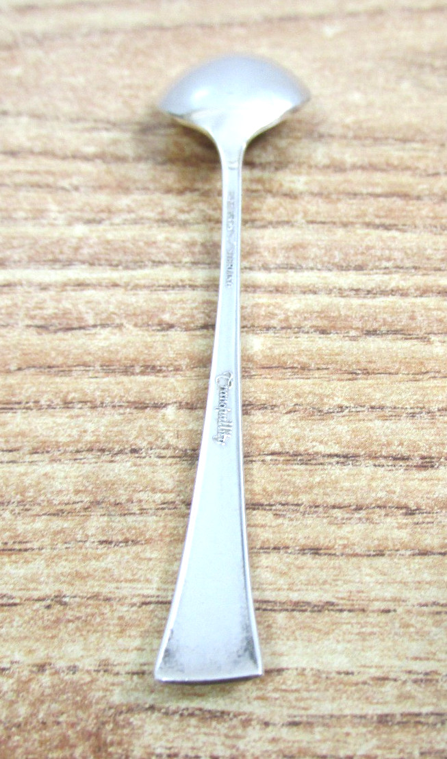 FINE ARTS STERLING SILVER DEMITASSE SPOON – TRANQUILLITY – 4 3/16″ LENGTH – 10g
