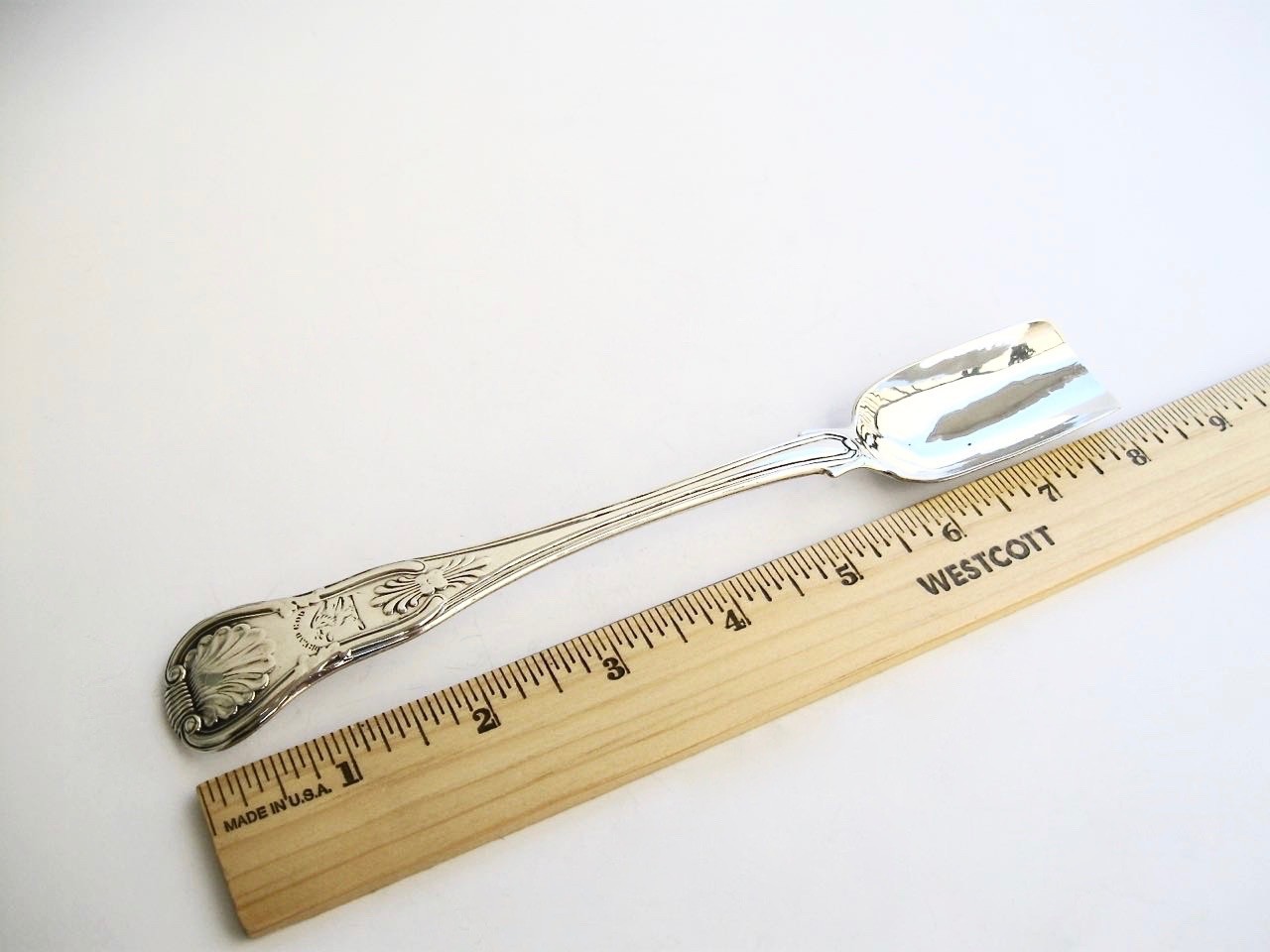 Rare 1821 Scottish Sterling Silver Cheese Spoon Stilton Scoop – Clan Munro!