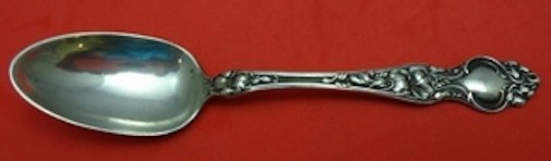 Violet by Wallace Sterling Silver Demitasse Spoon 4 1/4″ Heirloom Silverware